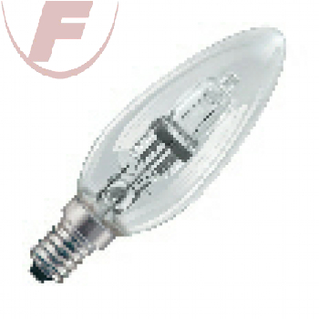 E14 Halogen Kerze 28Watt / 230Volt / 370lm / 2800K / klar / dimmbar